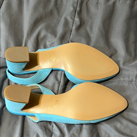 Katy Perry Collections Blue Heels with Pointed Toe - Picture 4 of 5